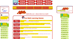 Desktop Screenshot of mathville.com